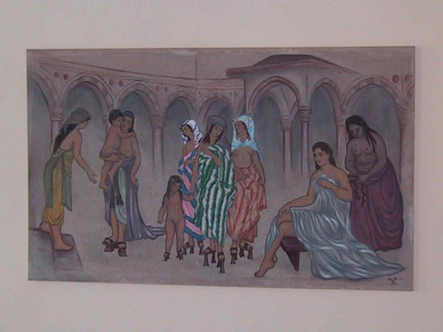 Wandfresco im Badehaus