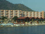 Hotel vom Meer gesehen